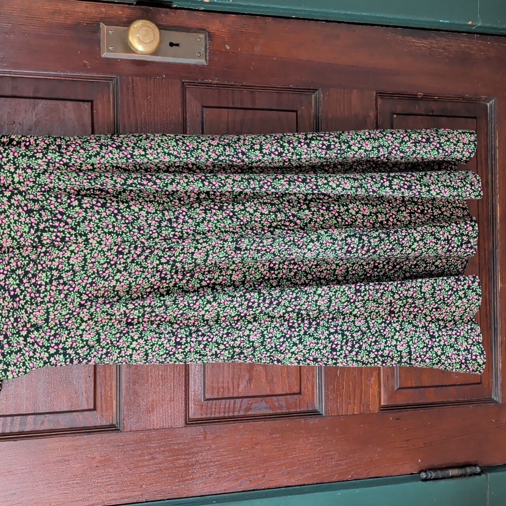 J Crew Sweetheart Neckline Floral Smocked Sleeve Midi Dress 12 - Picture 7 of 14